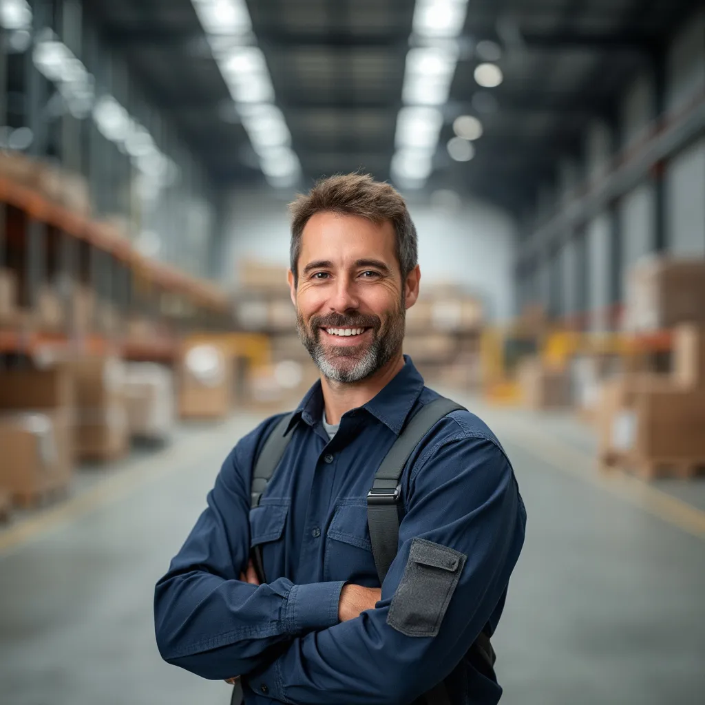 Retrato de un gerente de operaciones satisfecho